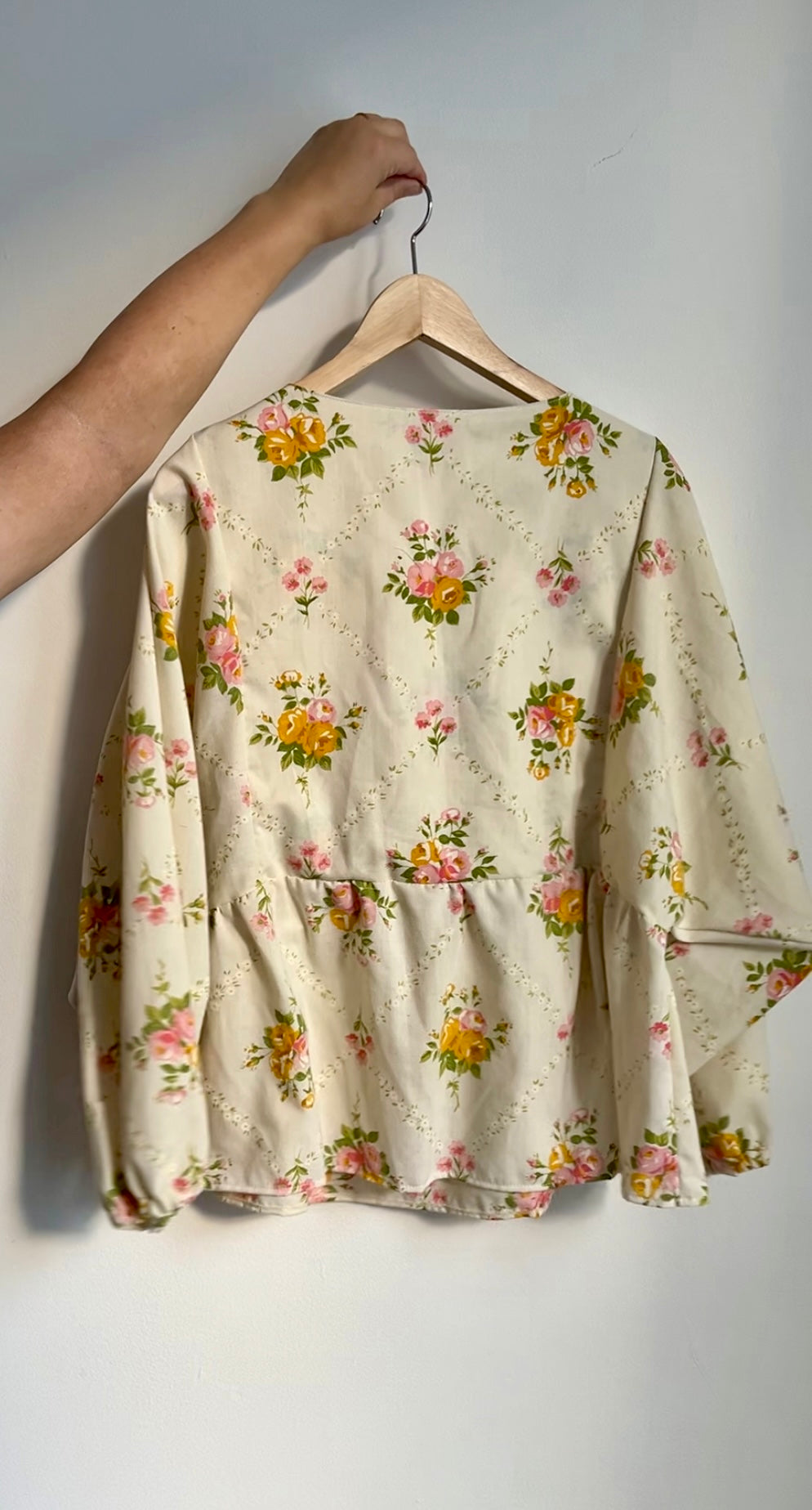 Erika Blouse - upcycled Floral