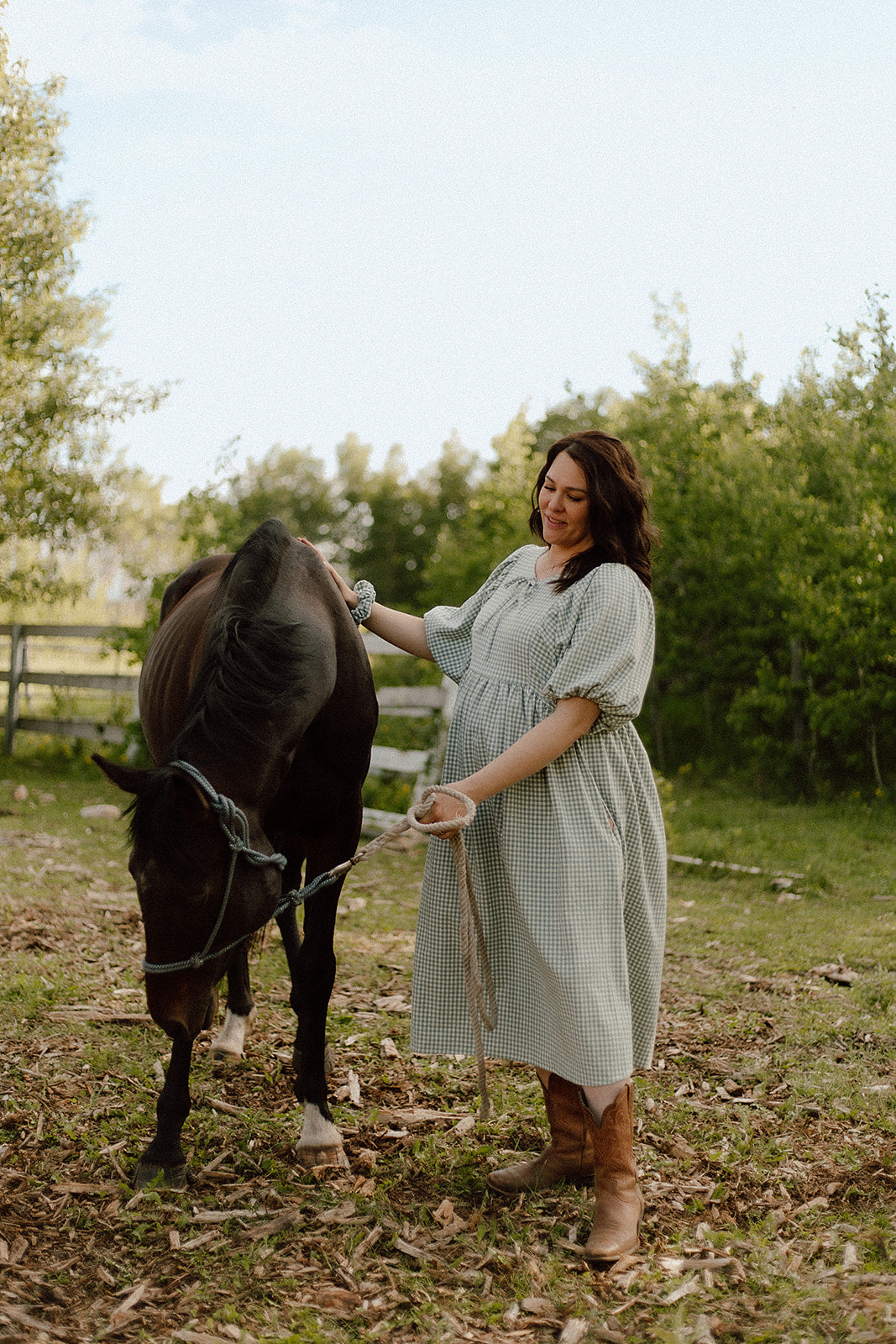 Grace Dress Gingham
