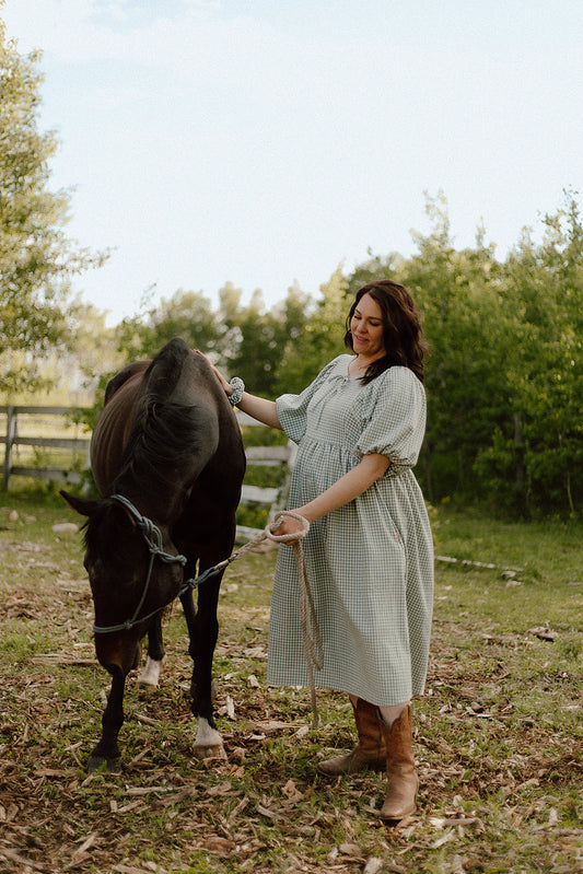 Grace Dress Gingham